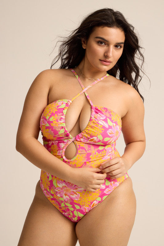 Cheekies | The Drama Queen One Piece | Floral Spritz