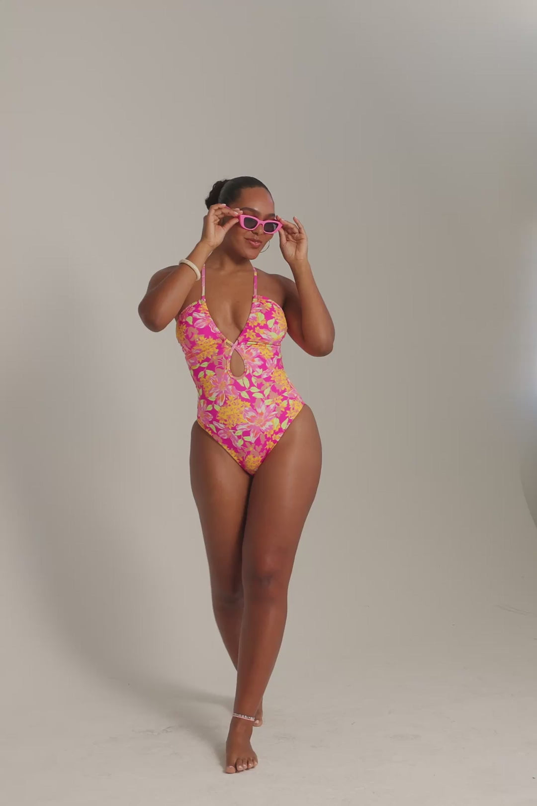 Cheekies | The Drama Queen One Piece | Floral Spritz